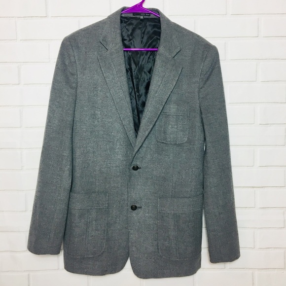 Zara Other - Zara Man grey winter button down pea coat Size 40